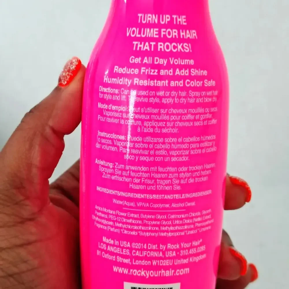 Rock Your Hair Get a Lift Volumizing Spray for Fine Hair 10 oz. New Old Stock